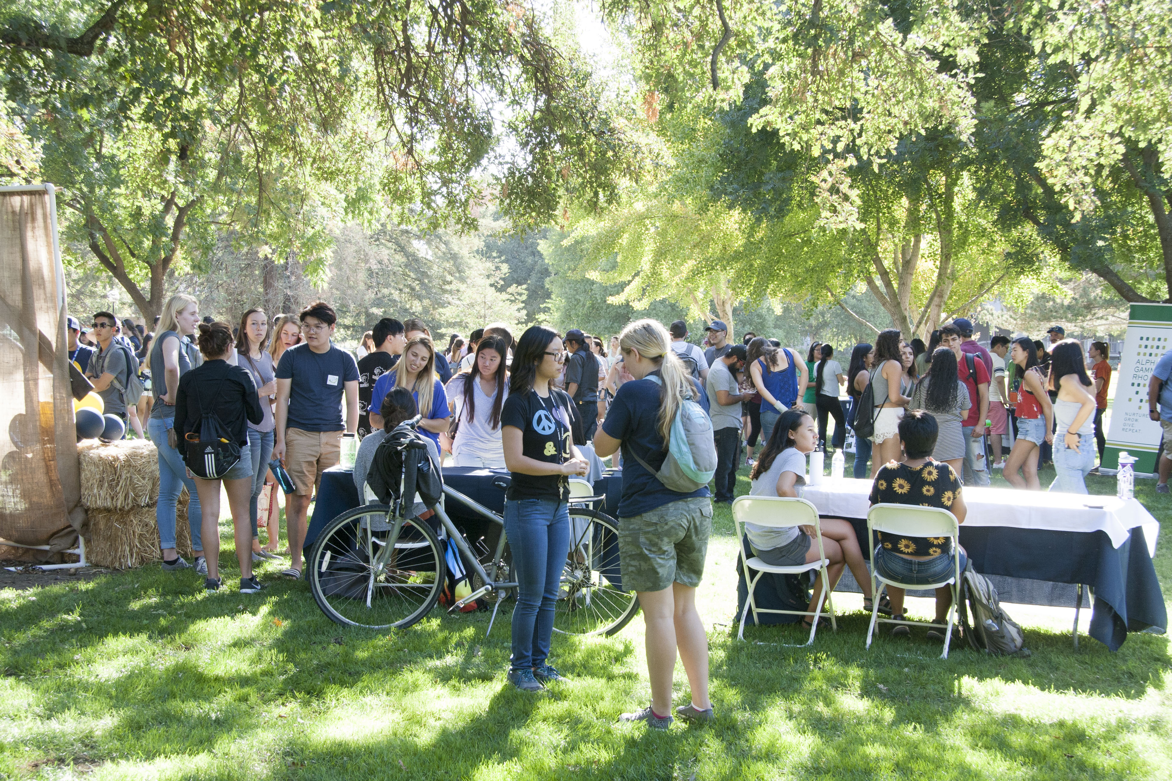 Events sponsored by the college, such as the annual ice cream social, help build a sense of community for our students.