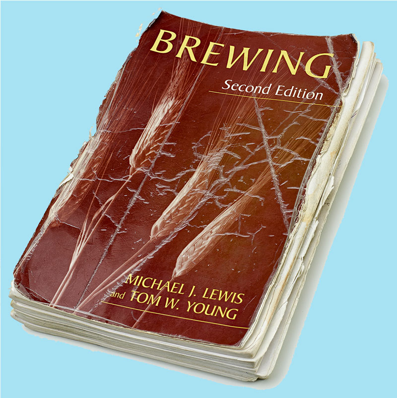 The textbook that went to Washington (photo courtesy the Archives Center Brewing History Collection, Archives Center, National Museum of American History)